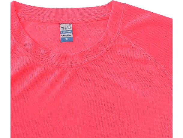Camiseta técnica mujer Cocker con tecnología Cool Dry detalle 7