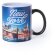 Tazas de café personalizadas Bardot cerámica 350ml negro interior blanco