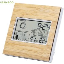 Behox termómetro higrómetro bambú pantalla LCD