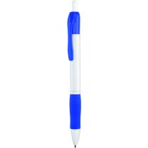 Bolígrafo de plástico con clip en color combinado personalizado
