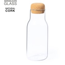 Botella Ricadel de cristal con tapón de corcho