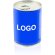 lata metalica con semillas personalizada azul