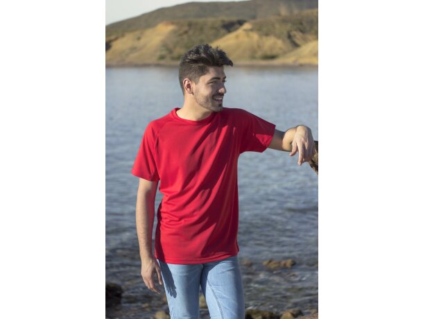 Camiseta en poliester 135 gr unisex tecnic plus