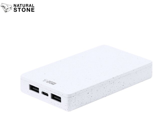 Power bank Noiman 5000 mAh con extractos de piedra natural detalle 1