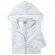 Impermeable con capucha ajustable Plateado