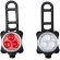 Set luces bicicleta de seguridad Negro