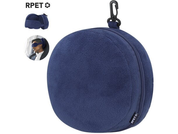 Almohadilla viaje Pansir con antifaz y reposacabezas plegable detalle 1