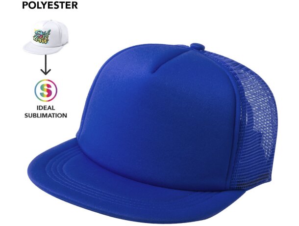 Gorra yobs de poliéster con visera plana