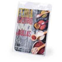 Porta credenciales PVC Bizzot para personalizar