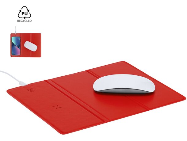 Alfombrilla cargador inalámbrico Dangox con soporte plegable detalle 1