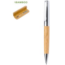 Gutier escritura bambú sostenible metal brillante