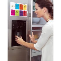Imán de nevera de colores con rotulador personalizado Imán de nevera de colores con rotulador personalizado