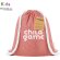Mochila de cuerdas algodón reciclado 120 g/m2 detalle 1
