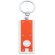 Llavero linterna personalizable con 1 led Blanco/naranja