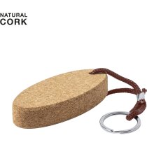 Llaveros flotantes en corcho natural con cordón de poliéster