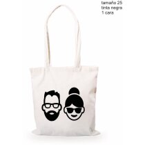Bolsa de tela con asas largas personalizada