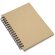 Libreta con tapas de cartón reciclado emerot natural