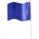 Banderín Rolof de poliéster personalizado azul