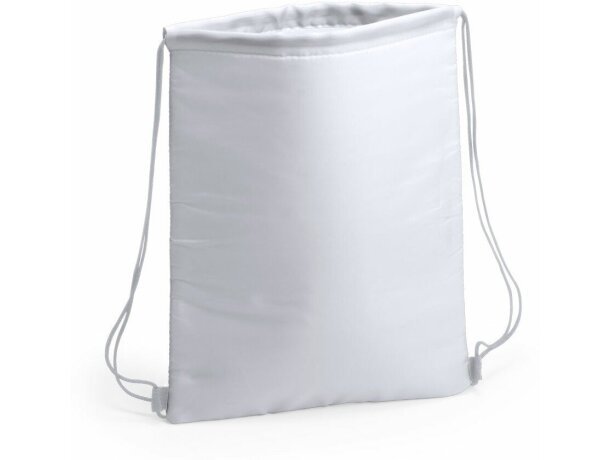 Mochila saco nevera blanca