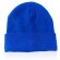 Gorro acabado lana en colores azul con logo