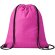 Mochila de cuerdas poliéster variados colores Fucsia