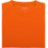 Camiseta en poliester 135 gr unisex tecnic plus naranja