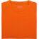 Camiseta en poliester 135 gr unisex tecnic plus naranja