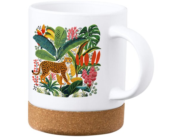 Taza de sublimación Nala con base de corcho 350ml detalle 2