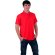 Polo Tecnic Plus de manga corta tejido técnico unisex 180 gr rojo