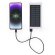 Power bank Bernant aluminio con carga solar 8000 mAh detalle 2