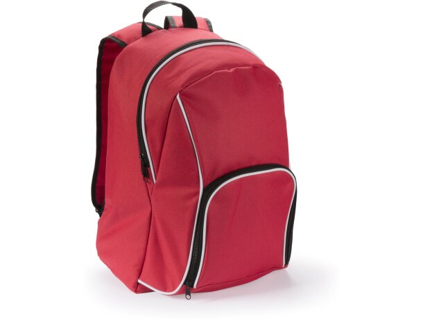 Mochila Yondix con contraste de ribetes roja