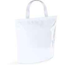 Bolsa nevera de non woven laminado blanca