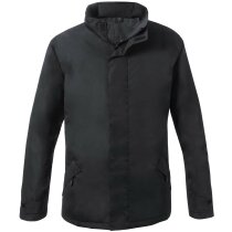 Parka unisex lisa negra