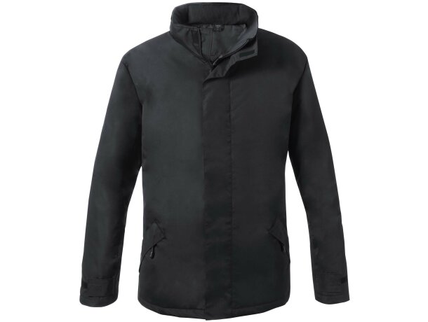 Parka Flogox unisex lisa negro