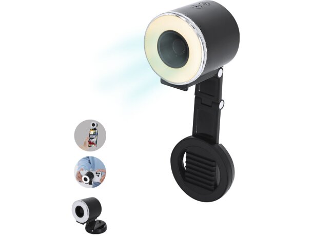Anillo de luz ventilador Tangix con soporte magnético extensible detalle 1