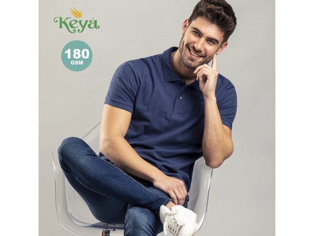 Polo Mps180 Adulto Color "keya" 180 gr personalizada