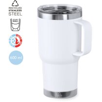 Taza térmica Paster acero reciclado 600ml mate