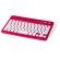 Teclado con conexión bluetooth Rojo