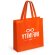 Bolsa de no tejido para serigrafía non woven laminado Naranja