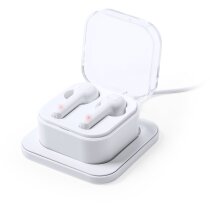 Auriculares cargador benyer blanco
