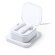 Auriculares cargador benyer blanco