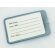 Identificador de pvc con dibujo de avión personalizado
