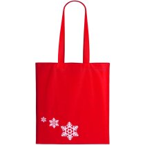 Bolsa navideña con copos de nieve Bolsa navideña con copos de nieve