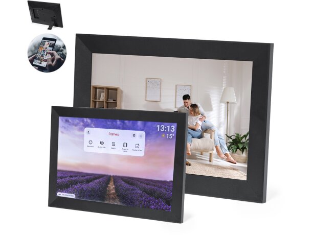 Marco fotos digital Picty con pantalla táctil IPS WiFi detalle 1