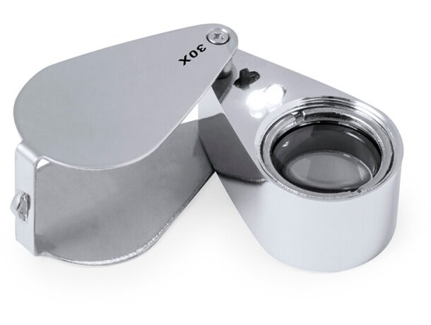 Lupa Yoplin 30x con luz LED integrada y estuche acolchado detalle 4