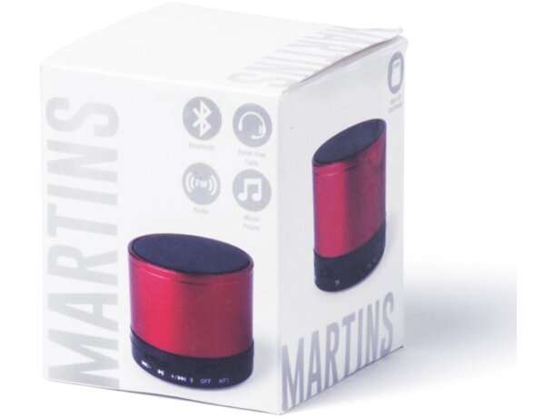 Altavoz Martins ligero metálico en varios colores