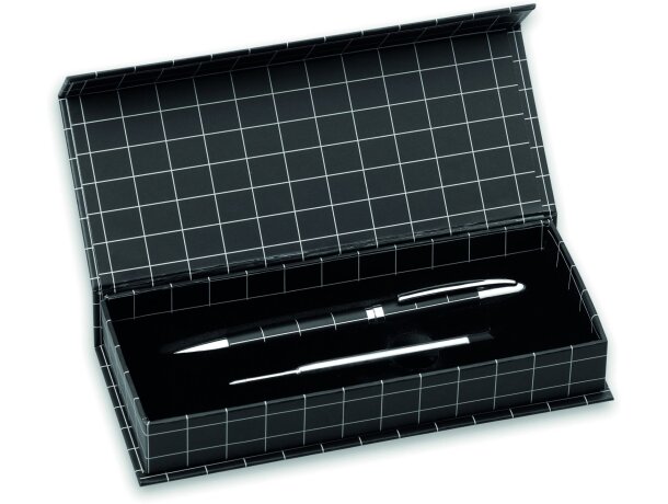 Bolígrafo con recambio en estuche personalizado dacox