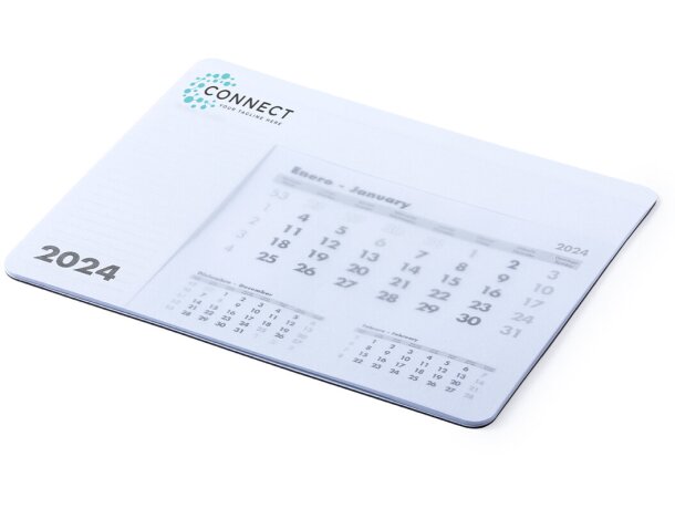 Alfombrilla con calendario personalizada
