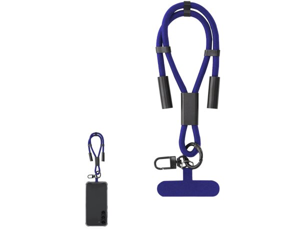 Cable cargador soporte Euclab con pulsera ajustable RPET detalle 1