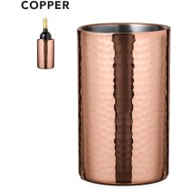 Enfriador vino acero inoxidable acabado cobre